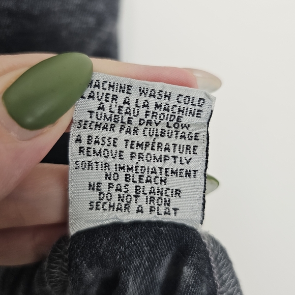 Chaser Grey Burnout Cutout Tank Top XS - Picture 4 of 6